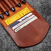 Galen Leather Legacy Deep Cognac TwinFlip Penetui (5-delig)