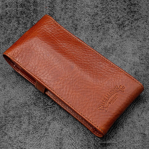 Galen Leather Legacy Deep Cognac TwinFlip Penetui (3-delig)