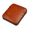 Galen Leather Legacy Zippered 6 Slots Deep Cognac Penetui