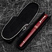 Galen Leather Magnum Opus Zippered Single Black Oversized Hard Pen Case