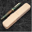 Galen Leather Magnum Opus Zippered Single Undyed Oversized Hard Pen Case