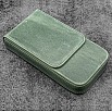 Galen Leather Magnum Opus 3 Slots Crazy Horse Forest Green Hard Pen Case