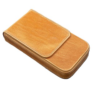 Galen Leather Magnum Opus 3 Slots Crazy Horse Honey Ochre Hard Pennenmap