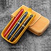 Galen Leather Magnum Opus 3 Slots Crazy Horse Honey Ochre Hard Pennenmap