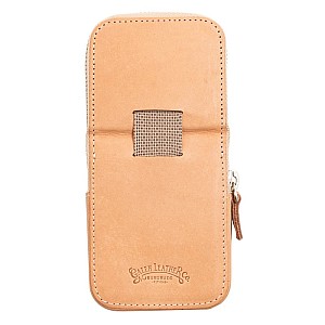 Galen Leather Magnum Opus Zippered 3 Slots Undyed Hard Pennenmap