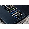 Galen Leather Magnum Opus 12 Slots Black Hard Pen Case