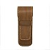 Galen Leather Brown Flap Pen Pouch (Double)
