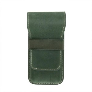 Galen Leather Crazy Horse Green Flap Pen Pouch (Triple) Galen Leather Crazy Horse Green Flap Pen Pouch (Triple)