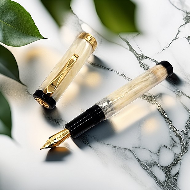 Gioia Octavia Ivory GT Fountain pen