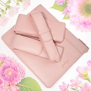 Girologio Blush Peddle Leather Pen Case (Single)