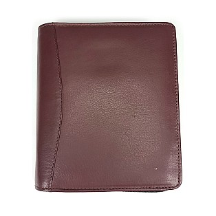 Girologio Antique Brown Zippered Leather Pen Case (12 pens)