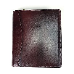 Girologio Oxblood Zippered Leather Pen Case (12 pens)
