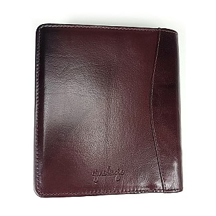 Girologio Oxblood Zippered Leather Pen Case (12 pens)