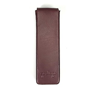 Girologio Antique Brown Magnetic Leather Pen Case (Double)