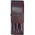 Girologio Oxblood Leather Pen Case (3 pens)