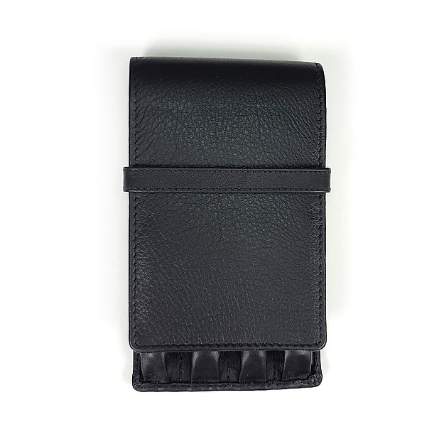 Girologio Black Leather Pen Case (4 pens)