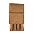Girologio Saddle Tan Leather Pen Case (4 pens)