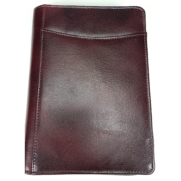 Girologio Grab-N-Go Oxblood Leather Pen Case (4 pens)