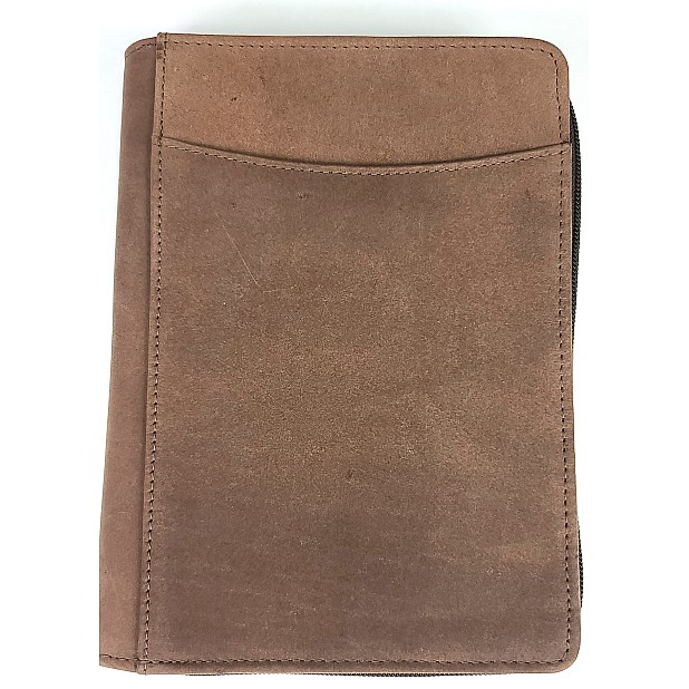 Girologio Grab-N-Go Bomber Brown Leather Pen Case (4 pens)