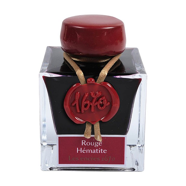 J. Herbin 1670 Anniversary Ink Rouge Hématite - Ink Bottle