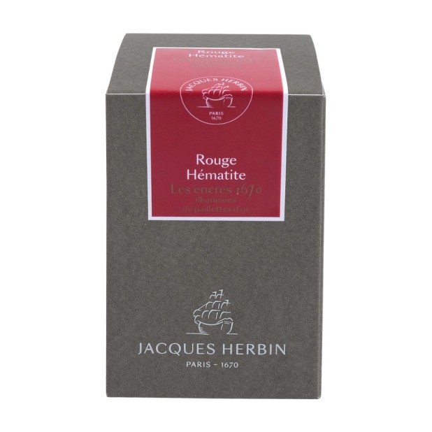 J. Herbin 1670 Anniversary Ink Rouge Hématite - Ink Bottle