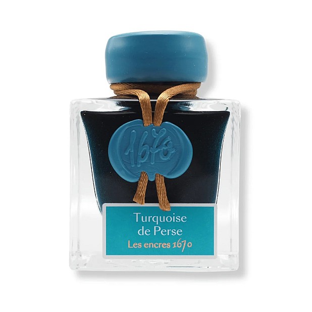 J. Herbin 1670 Anniversary Ink Turquoise de Perse - Ink Bottle