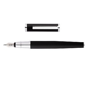 Hugo Boss Formation Herringbone Chrome Stylo Plume