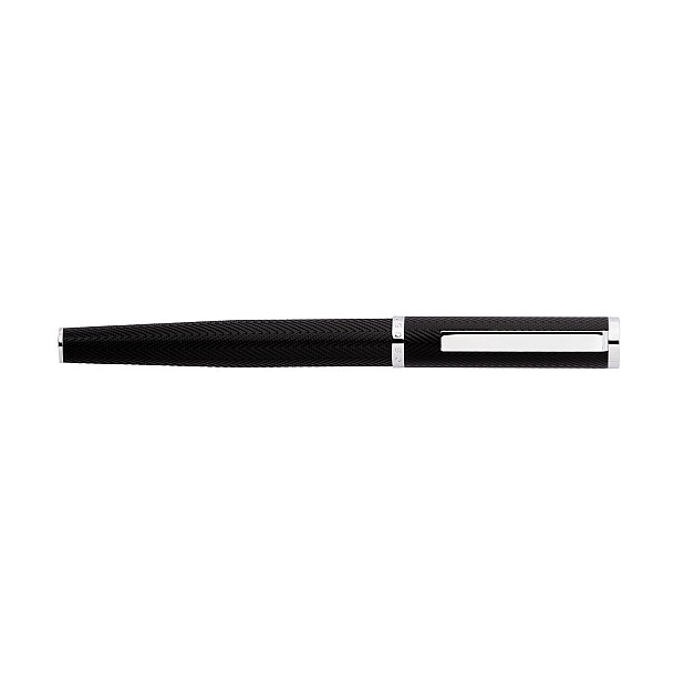 Hugo Boss Formation Herringbone Chrome Stylo Plume