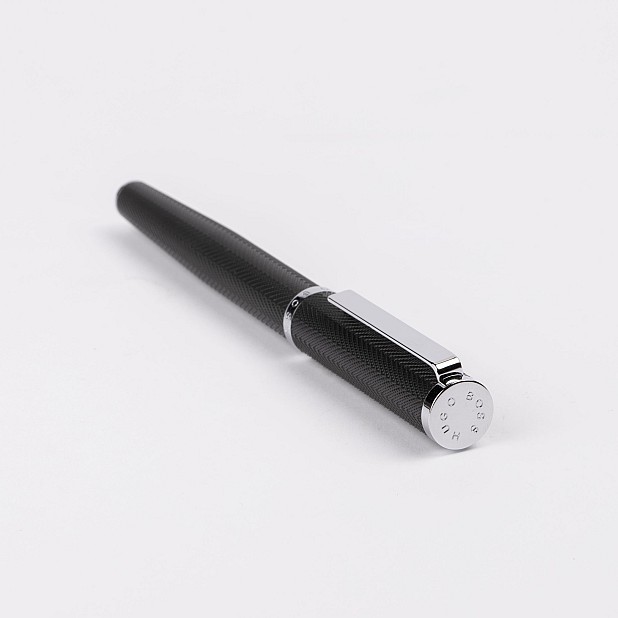 Hugo Boss Formation Herringbone Chrome Stylo Plume