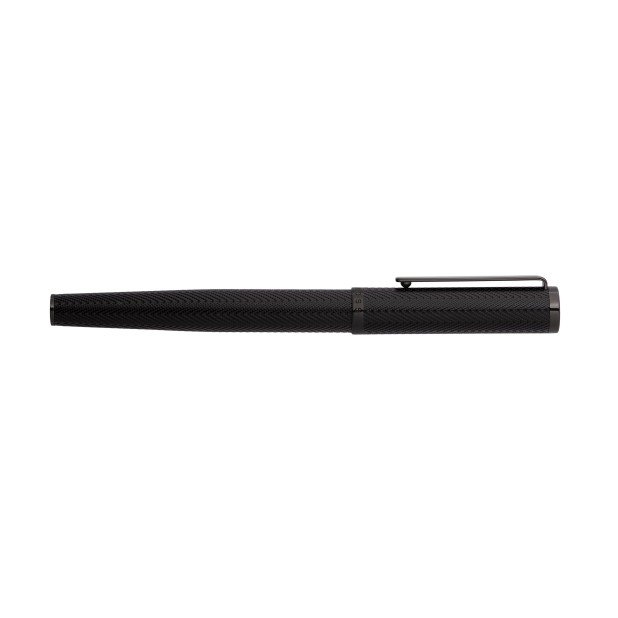 Hugo Boss Formation Herringbone Gunmetal Stylo Plume