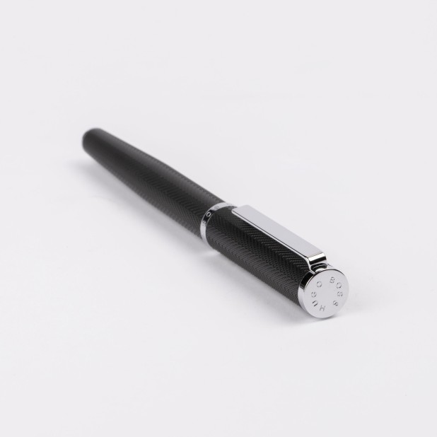 Hugo Boss Formation Herringbone Chrome Rollerball