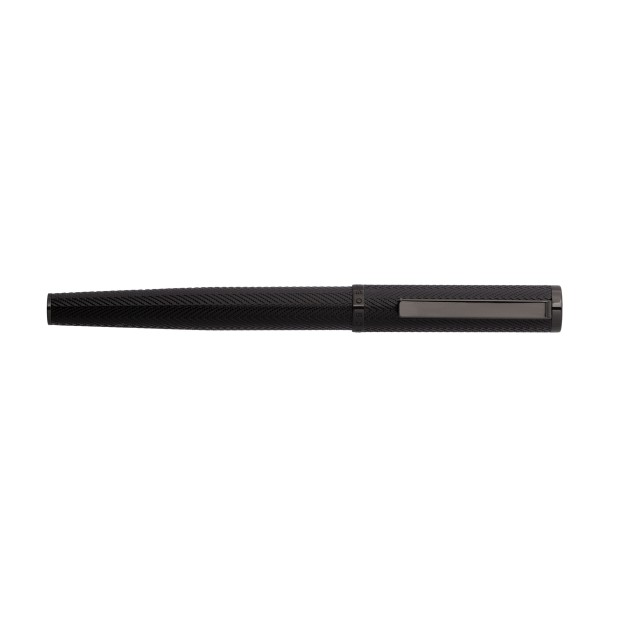 Hugo Boss Formation Herringbone Gunmetal Rollerball