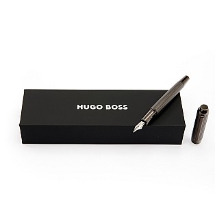Hugo Boss Elemental Gunmetal Stylo Plume
