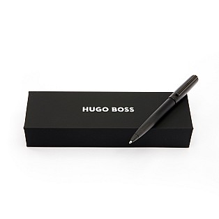 Hugo Boss Gear Brushed Black Ballpoint