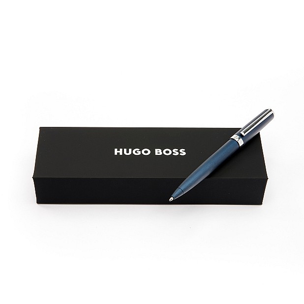 Hugo Boss Gear Brushed Navy Kugelschreiber