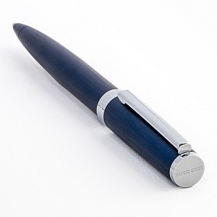 Hugo Boss Gear Brushed Navy Pióro kulkowe