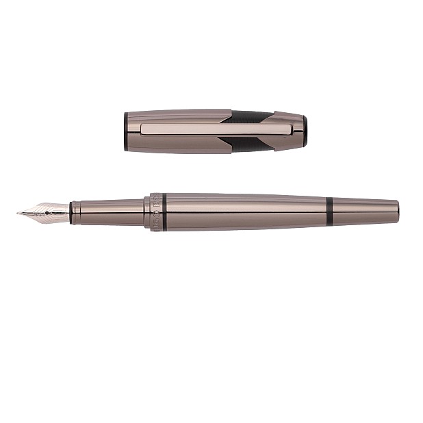 Hugo Boss Chevron Gunmetal Fountain pen