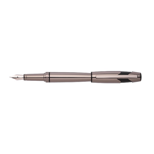 Hugo Boss Chevron Gunmetal Füllfederhalter