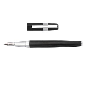 Hugo Boss Gear Pinstripe Black Stylo Plume
