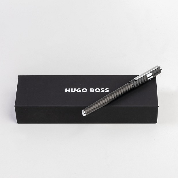 Hugo Boss Gear Ribs Black Stylo Plume
