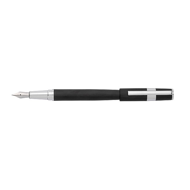 Hugo Boss Gear Ribs Black Stylo Plume