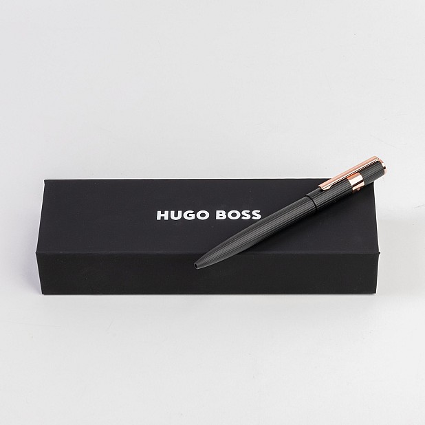 Hugo Boss Gear Pinstripe Black RGT Esferográfica