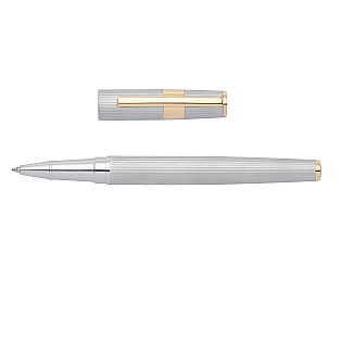 Hugo Boss Gear Pinstripe Silver GT Rollerball