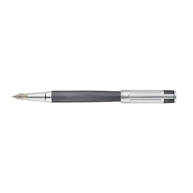 Hugo Boss Gear Ribs Gunmetal Füllfederhalter