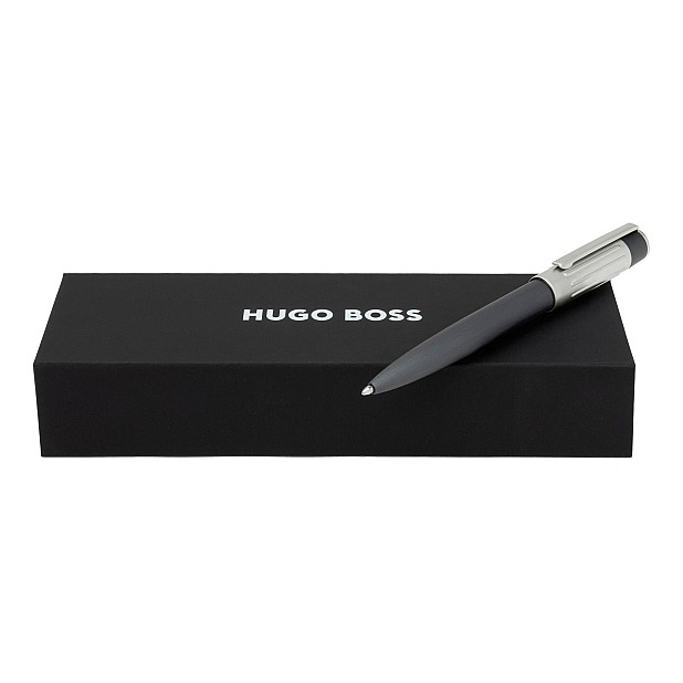 Hugo Boss Gear Ribs Gunmetal Stylo Bille