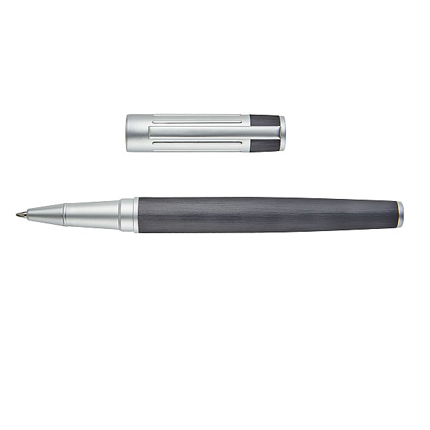 Hugo Boss Gear Ribs Gunmetal Rollerball