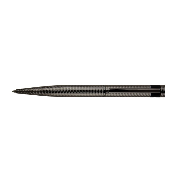 Hugo Boss Loop Diamond Gunmetal Stylo Bille