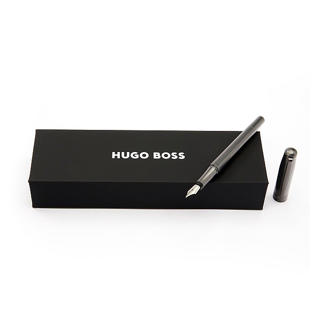 Hugo Boss Essential Gunmetal Stylo Plume