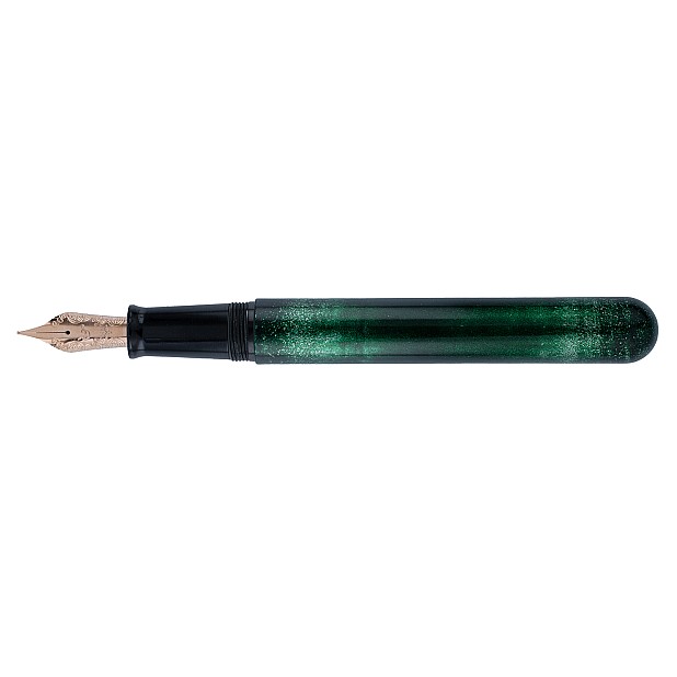 Ikkaku by Nahvalur Urushi Moon Trilogy Green Moon SE Caneta de tinta permanente