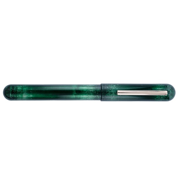 Ikkaku by Nahvalur Urushi Moon Trilogy Green Moon SE Caneta de tinta permanente